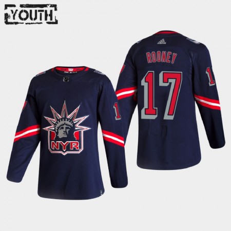 Dresovi New York Rangers Kevin Rooney 17 2020-21 Reverse Retro Authentic - Dječji